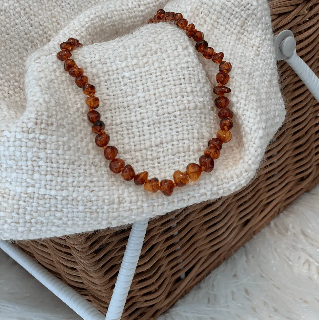 Amber Teething Necklace - Authentic Baltic Sea Amber