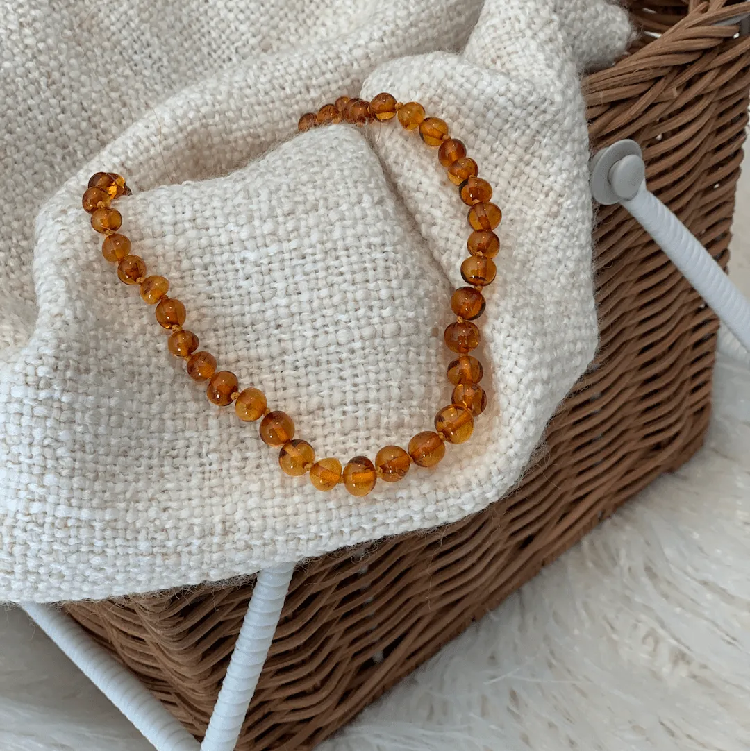 Amber Teething Necklace - Authentic Baltic Sea Amber