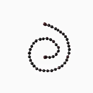 baltic amber necklace, cherry 11" 2-11m