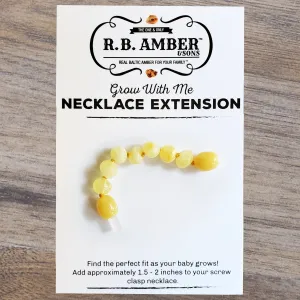 Butter Baltic Amber Jewelry Extender
