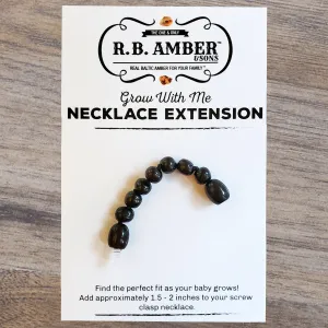 Cherry Baltic Amber Jewelry Extender