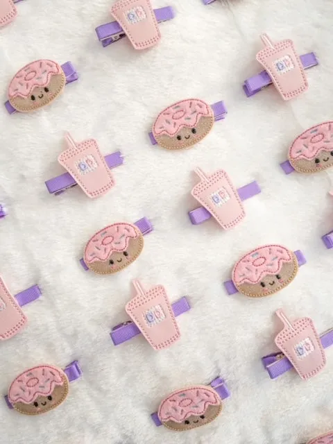 Donut Shop Barrettes
