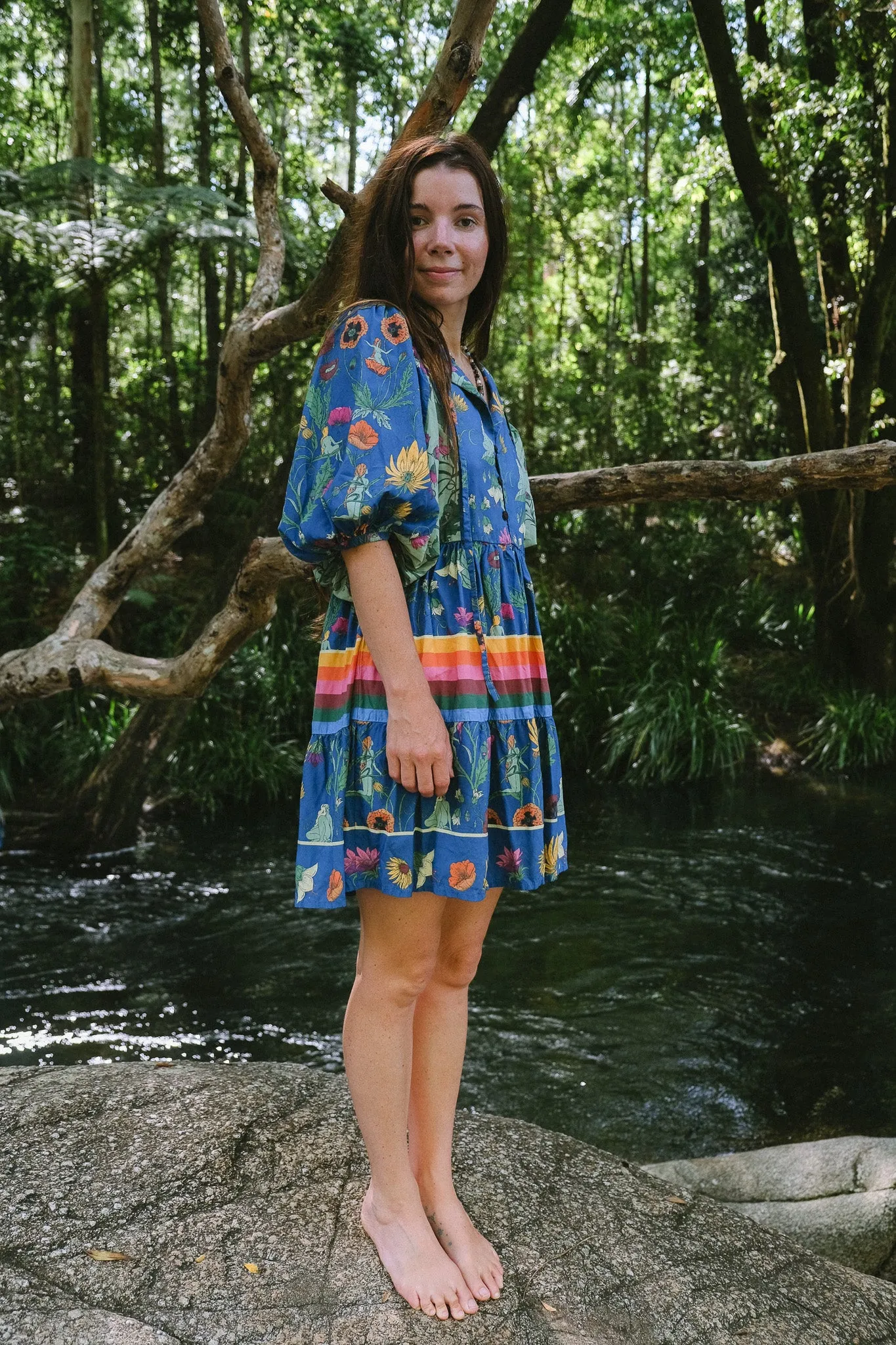 Frida Mini Dress - Nymphs - Lazuli