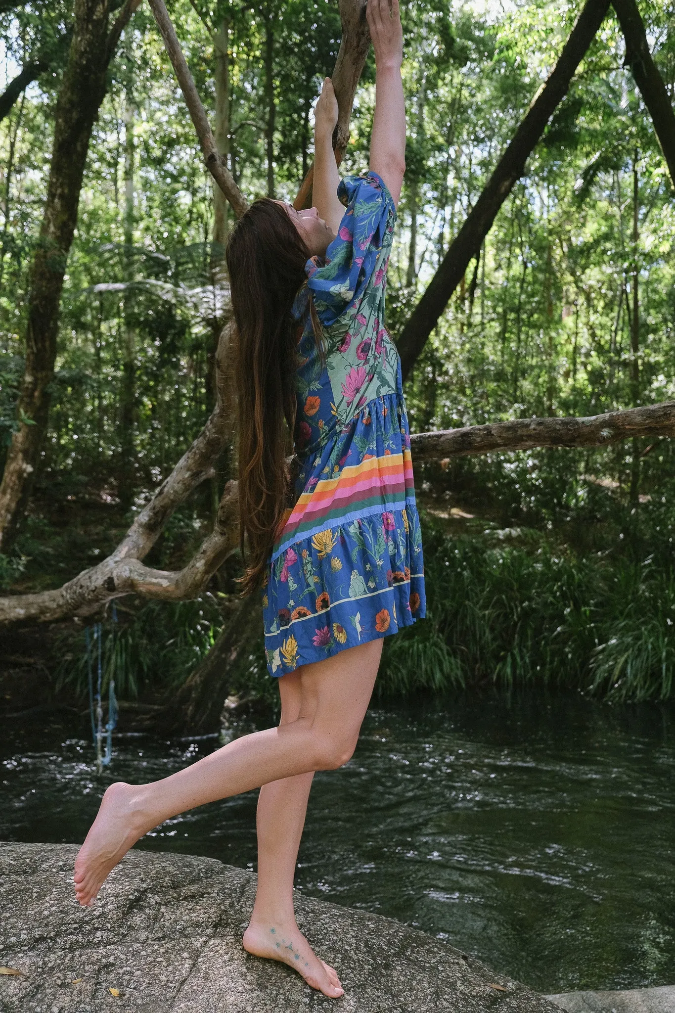 Frida Mini Dress - Nymphs - Lazuli