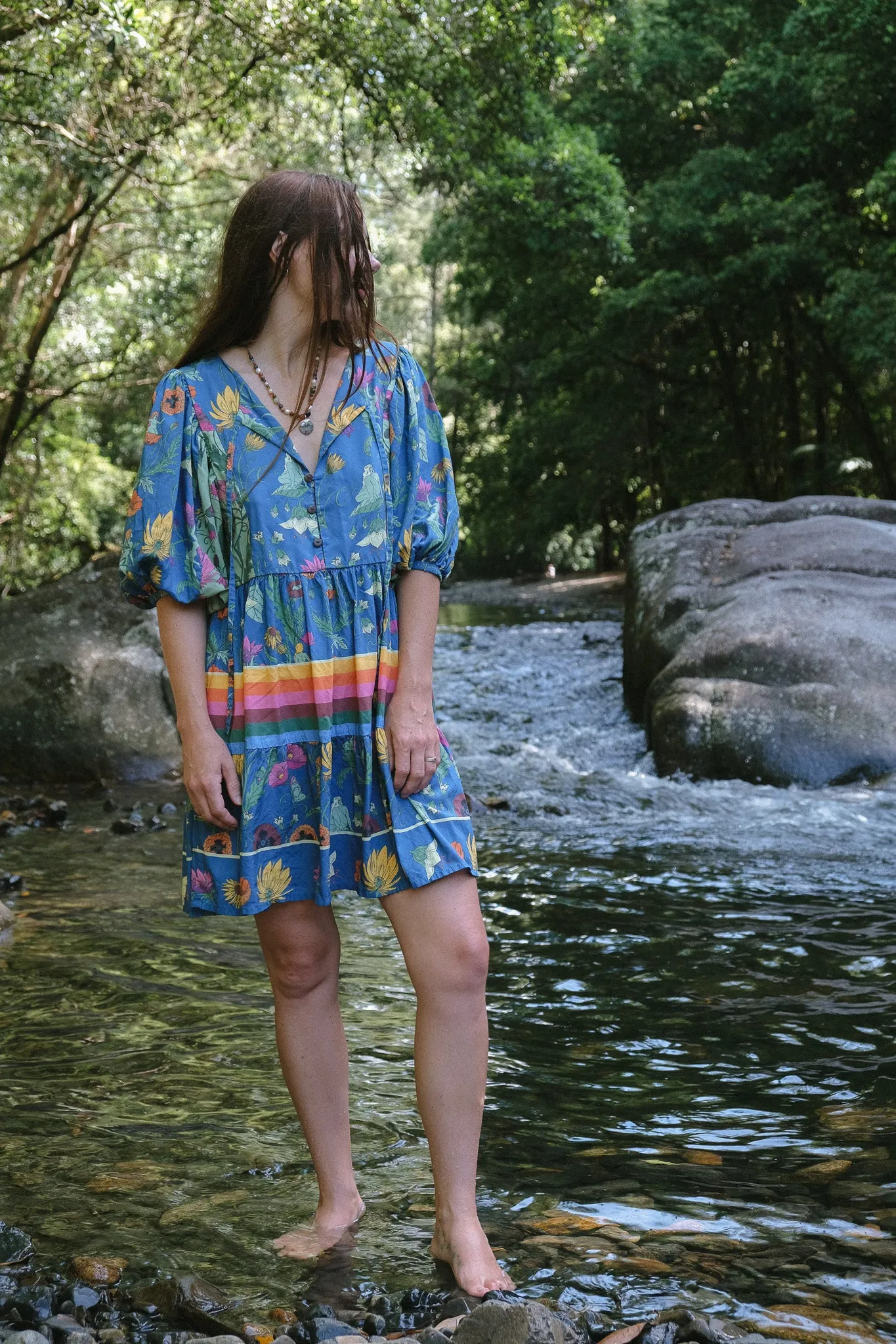 Frida Mini Dress - Nymphs - Lazuli