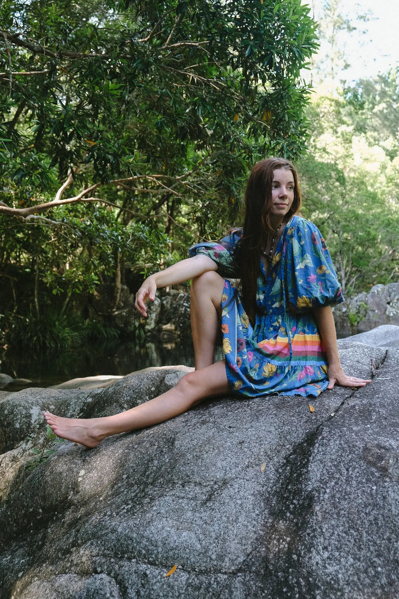 Frida Mini Dress - Nymphs - Lazuli