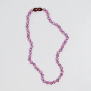 Irma Kids Necklace in Pink Cat's Eye by Nirrimis