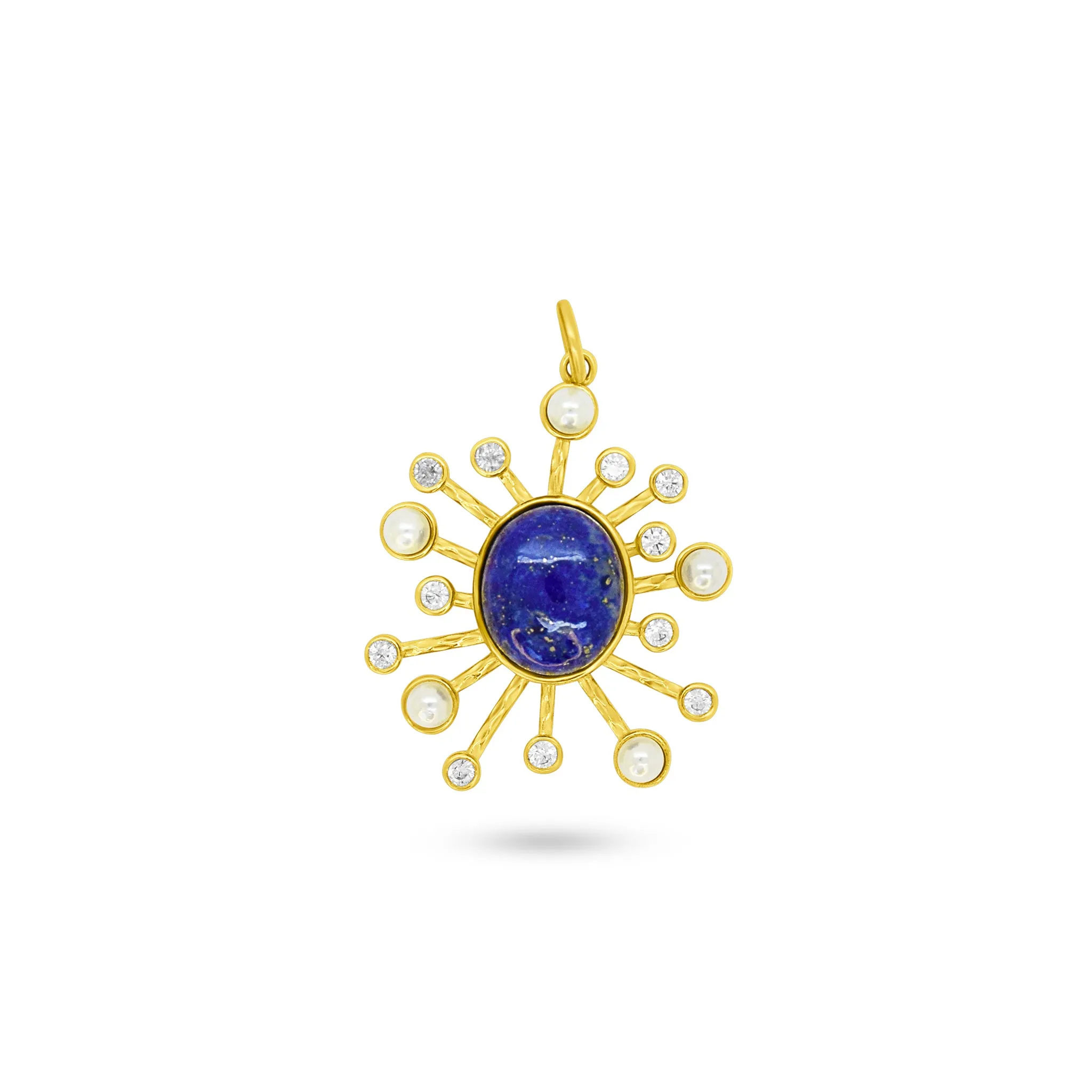 Lapis Lazuli Sun Pendant