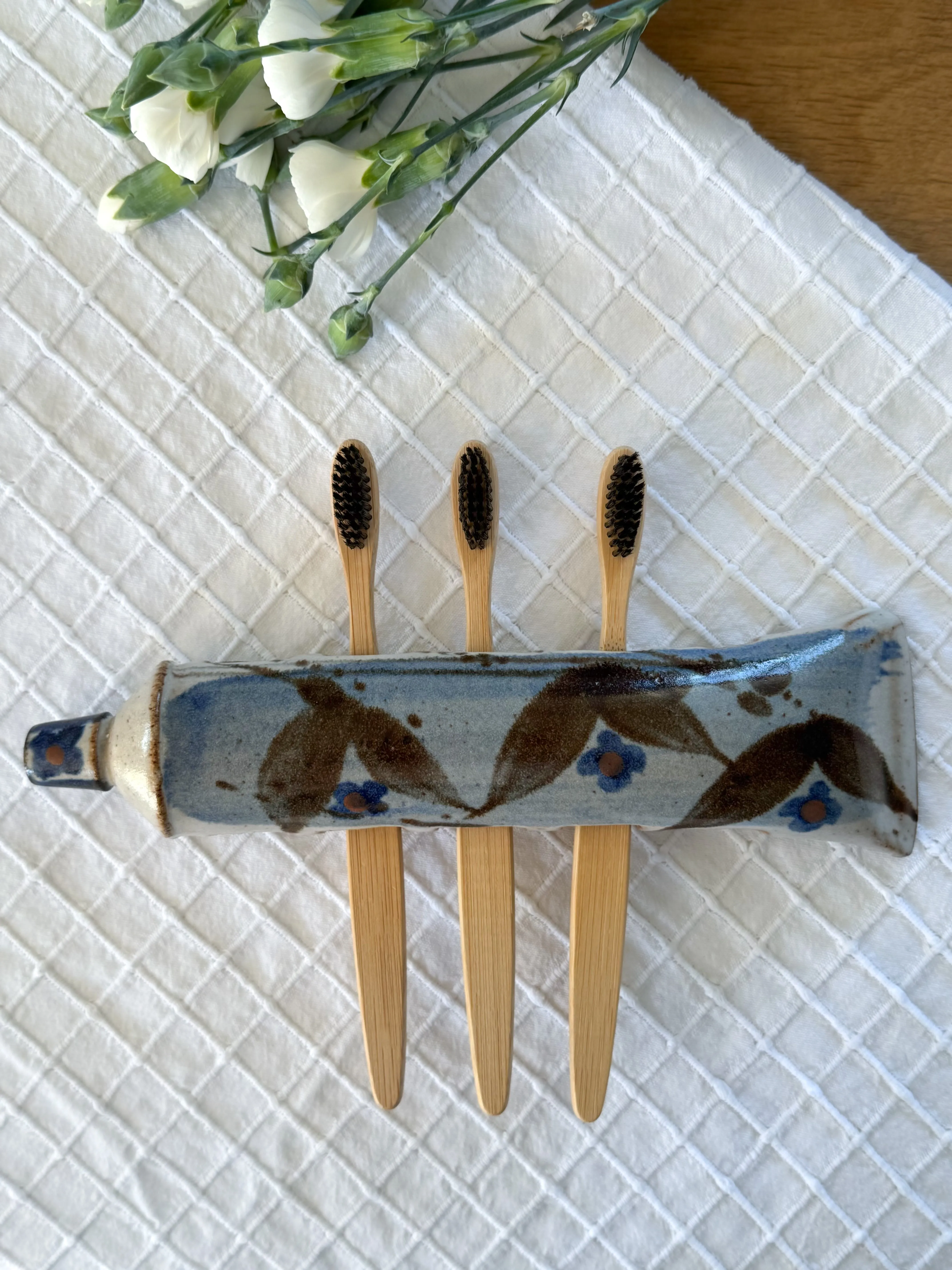 Rare & Unique Wall Mountable Studio Pottery Tooth Brush Holder