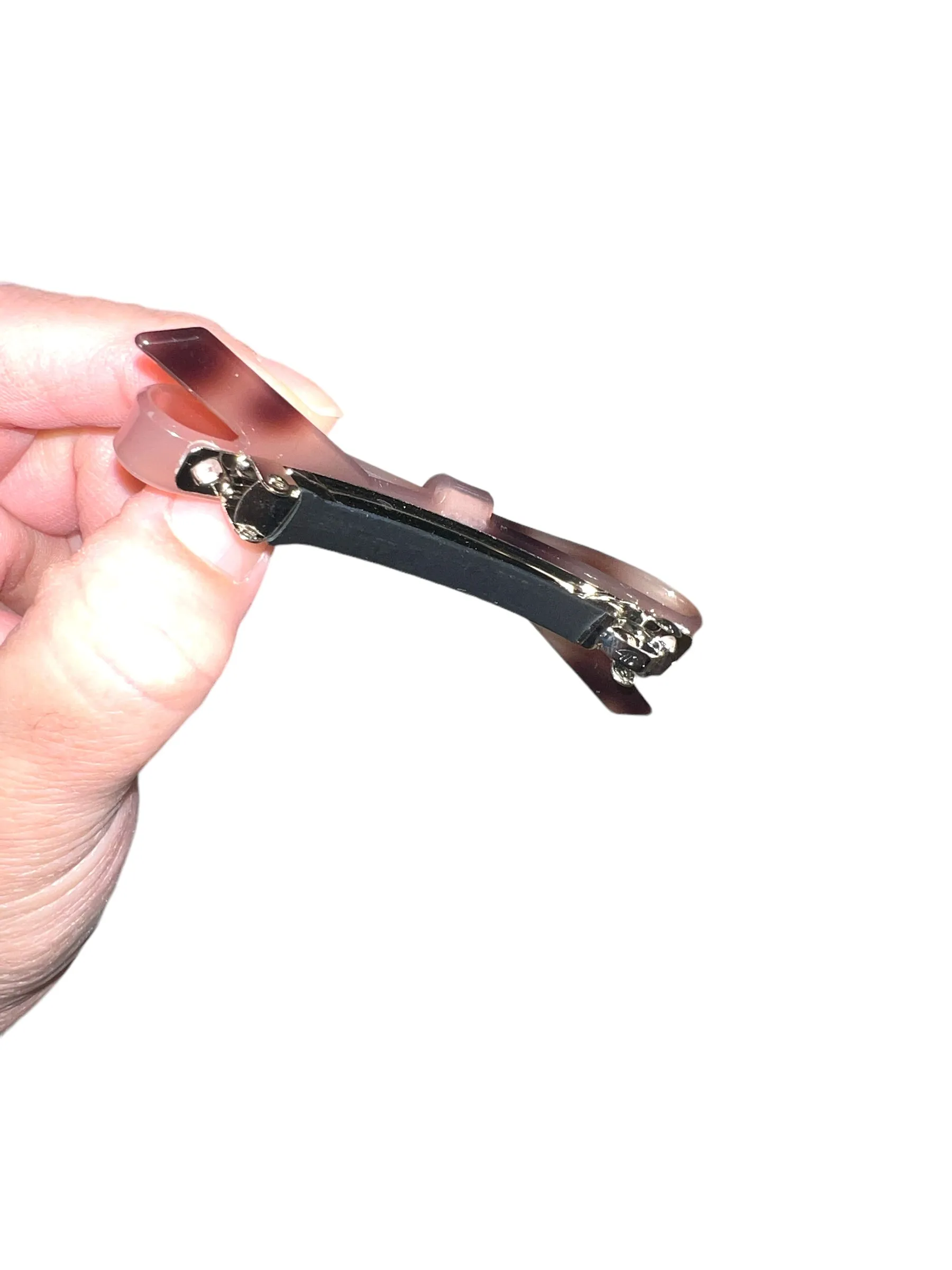 SALE! Acrylic Bow Hair Barrette (3 Color Options)