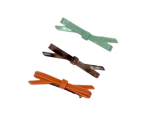 SALE! Acrylic Bow Hair Barrette (3 Color Options)