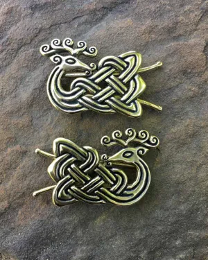 Stag Barrettes