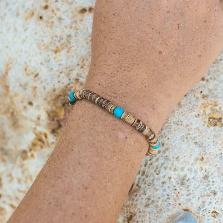 Toro Wood Bead Bracelet