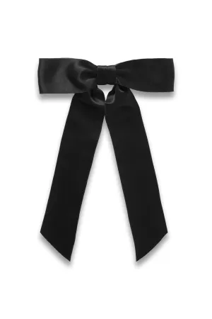 Virginia Silk-satin Bow Hair Clip